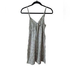Vintage Y2K Victoria's Secret Paisley Babydoll Fairy 100% Silk Slip Dress Size M